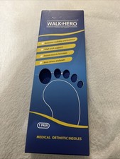 Walk Hero Orthopedic Insoles Women  s Size 7-7.5 High Arch Stability Balance