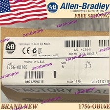 1756-OB16E/A New in Box AB ControlLogix D/O Module Free Ship US 1756-OB16E serA