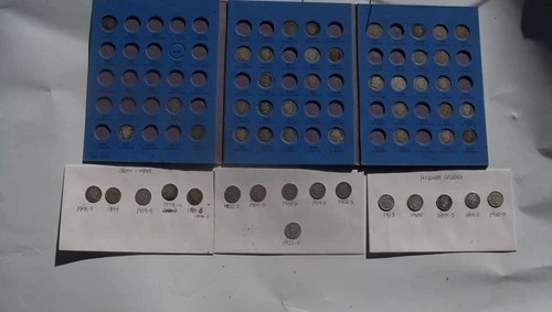 Lot Of 50 Barber Dimes - Various Dates & Mints - some semi keys and higher grade