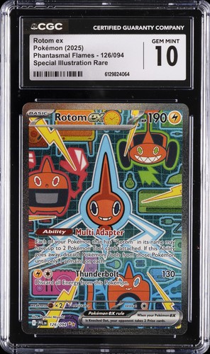 Rotom ex graded CGC 10 for sale on eBay