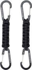 Paracord Keychain Carabiner Clip, D Ring Lanyard Hanr