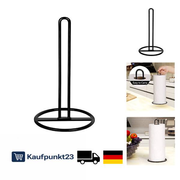KüChenrollenhalter Oboding Stahl Schwarz 32X16X16 Cm-image