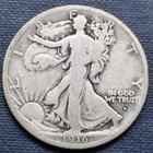 1916 D Walking Liberty Half Dollar 50c Nicely Circulated #101722