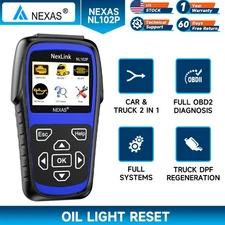 NEXAS NL102P Heavy-Duty Truck OBD2 Scanner Diagnostic Oil DPF Reset Full System