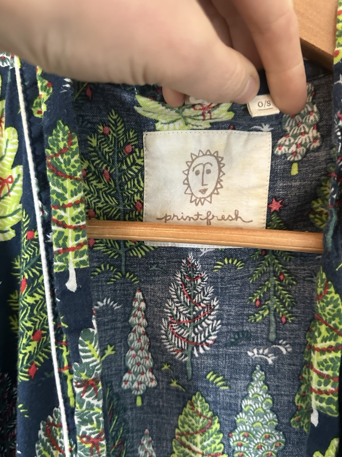 Printfresh Twinkling Trees - Flannel All Gender R… - image 5