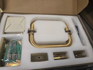 = Glass Warehouse GW-90-WH-36-38-SB Pivot Frameless Corner Shower Hinge