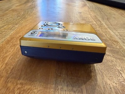 Sony MZ-N505 Net MD Walkman Type-R MiniDisc Recorder Player Gold