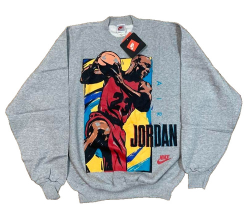 Air Jordan, Air Jordan NBA Chicago Bulls Nike Sweatshirt Size M Made In Japan Vintage 90's
