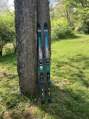 Rossignol Series 3 All-Mountain Skis 170cm Green White with Bindings