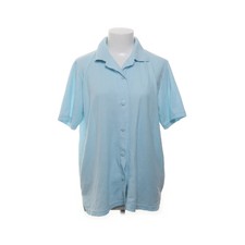 Lady in Style, Kurzarmhemd, Größe: XL, Blau, Baumwolle, Einfarbig, Damen #1eT