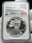 1998-P American Silver Eagle 1 oz Proof Coin NGC PF70 ULTRA CAMEO Uram Signature