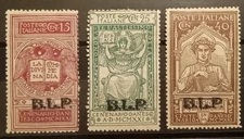 B.LP REGNO ITALIA - 1922  BLP DANTE SAS. 19-21 SERIE COMPLETA VEDI...
