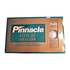 Pinnacle Gold Equalizer 15 Golf Balls 5 Packs of 3 Balls New in Box