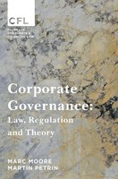 Corporate Governance Law, Regulation And Theory Marc Moore (U. A.) Taschenbuch X