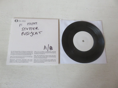 ELASTICA Stutter / Pussycat ROUGH TRADE 2021 RSD WHITE LABEL TEST PRESSING 7''