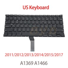 New US Keyboard For Macbook Air 13" A1369 A1466 2012 2013 2014 2015 2017 Year