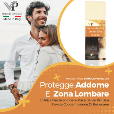 Vetrina del Benessere RENAL BELT -L/XL (Italia 48-50-52)- Fascia Renale in 100% Lana Merinos, Cintura Lombare, Pancera Supporto per Schiena e Reni, Chiusura regolabile a strappo - UNISEX Uomo Donna