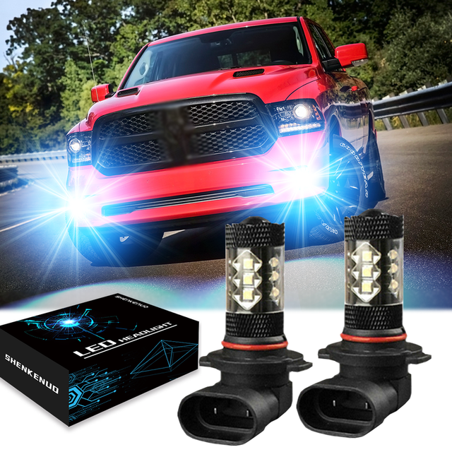 2X 9006 HB4 9140 LED Fog Light Bulbs For 20132018 Dodge RAM 1500 2500 3500 eBay