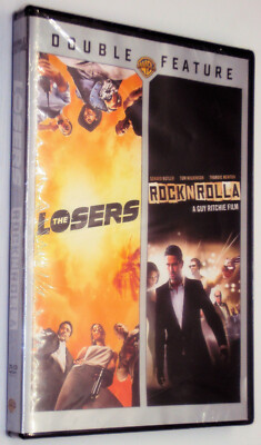 LOSERS & ROCK N ROLLA New DVD Action Movies Zoe Saldana Chris Evans Idris Elba