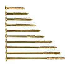 Hex Drive Steel Flat Furniture Fixing Wood Connector Screws Timber 50mm to 150mm