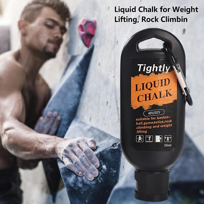 Liquid Grip Chalk 50ml For Weightlifting Gymnastics Rockclimbing Powerlifting