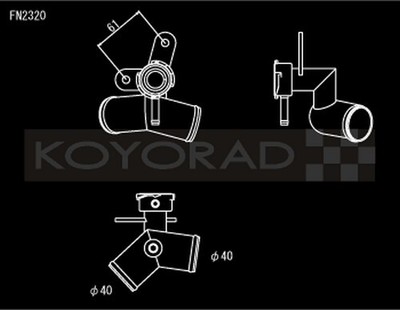 Koyo Aluminum Filler Neck 13-16 for Scion FR-S 2.0L H4 (MT)