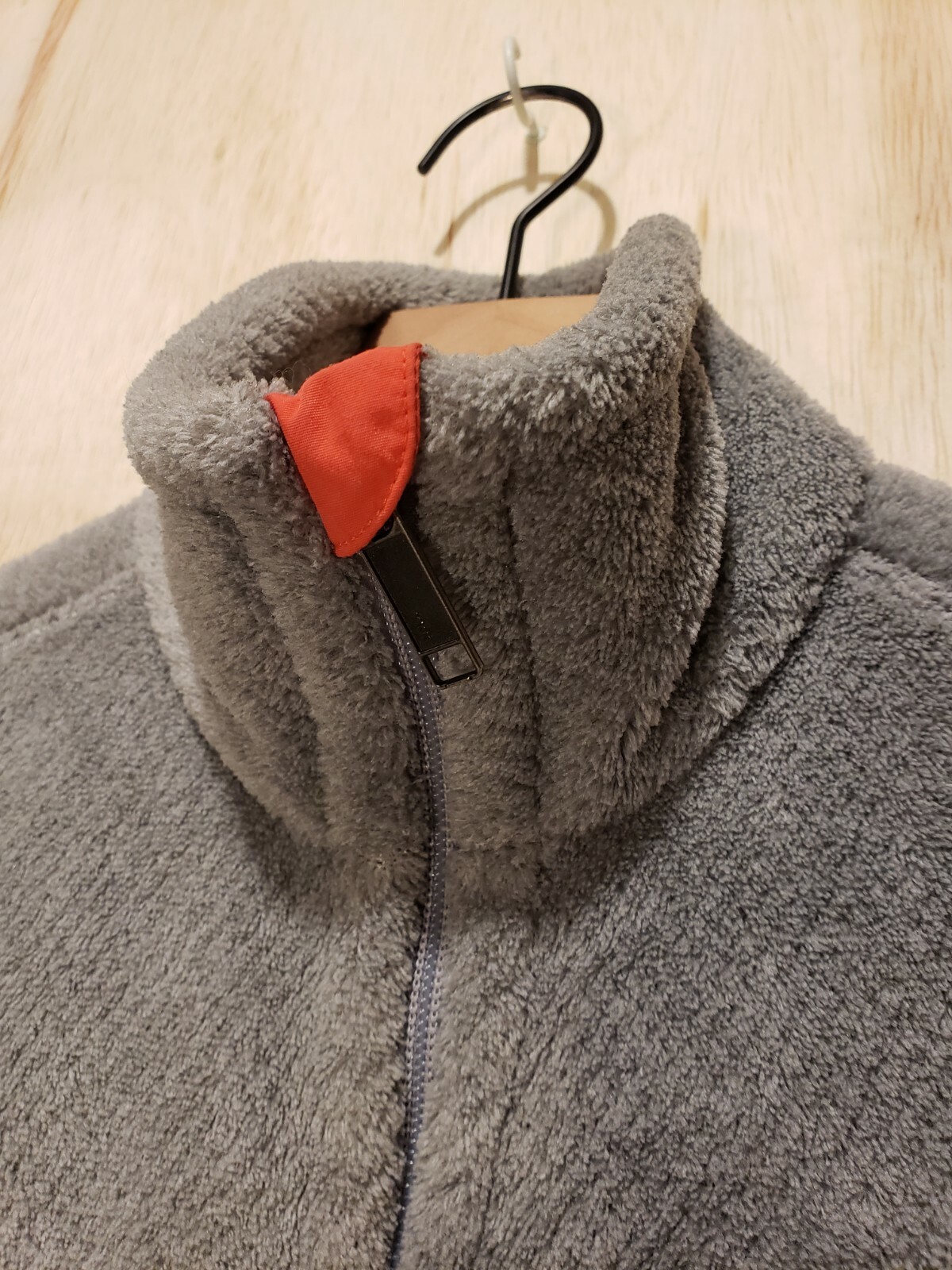 Rare! PATAGONIA Women's (XS) POLARTEC THERMAL PRO  Fleece Gray Full Zip Vest image 3