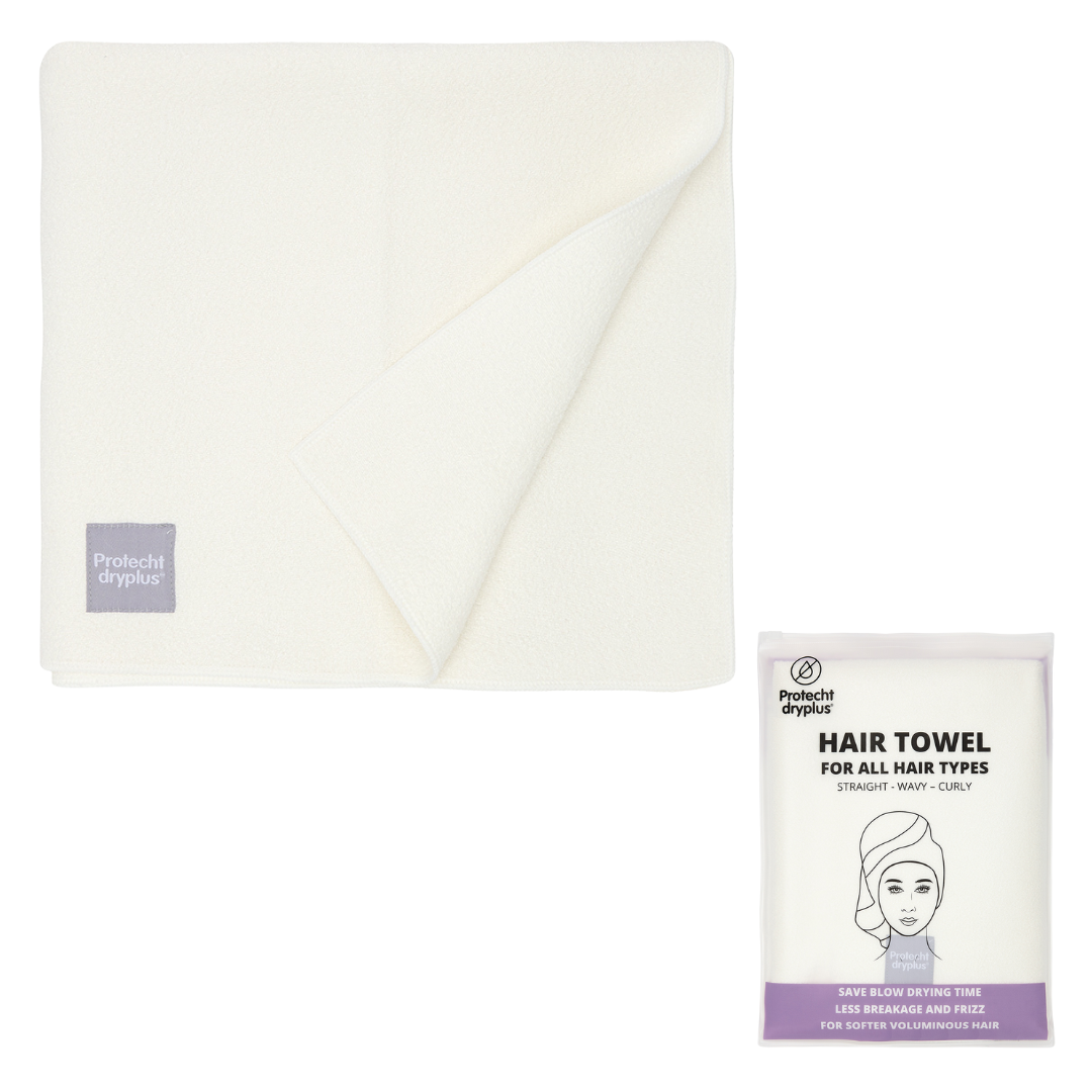 Microfibre Hair Towel -White