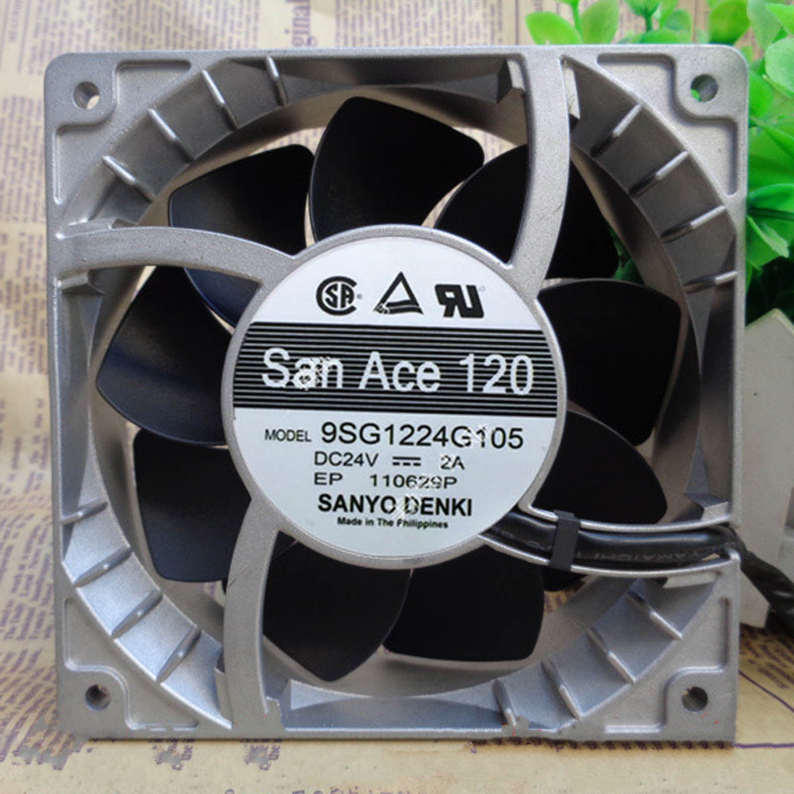 Ventilateur 12 Cm Grand Débit D'air 24V - Refroidissement Puissant Pour PC, Serveur, électronique
