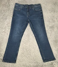 The Perfect Jean NYC Jeans Mens 38x30 Blue Slim Fit Denim