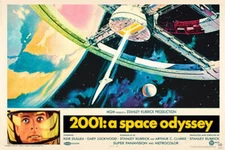 Laminated 2001 A Space Odyssey Stanley Kubrick Movie Poster 24x36 Inch