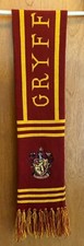 Wizarding World Of Harry Potter Scarf Universal Studios Gryffindor Embroidered