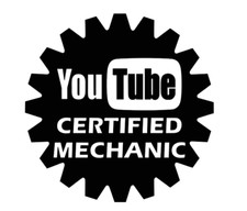 YOUTUBE CERTIFIED MECHANIC Toolbox Vinyl Decal Car Truck SUV Laptop Tool Sticker