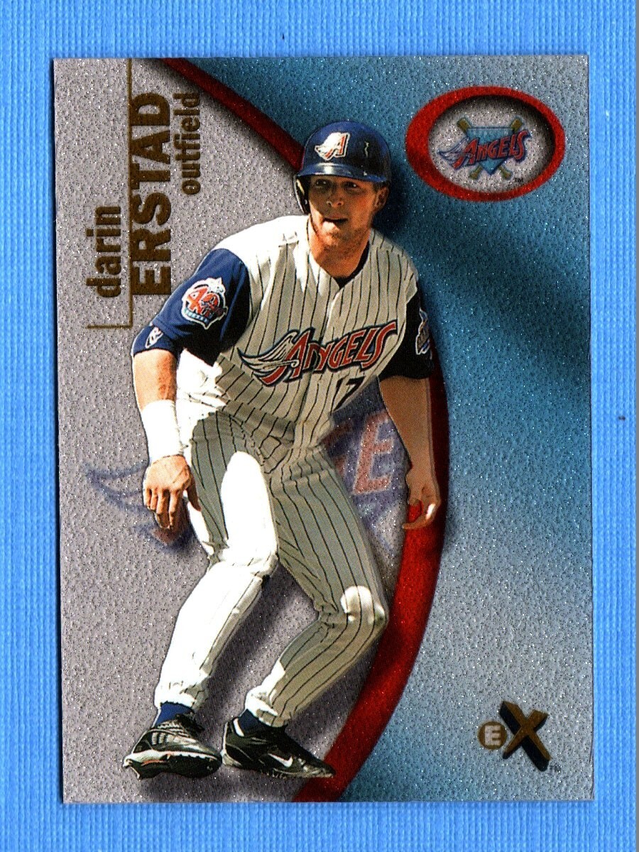 2001 E-X #60 Darin Erstad Anaheim Angels