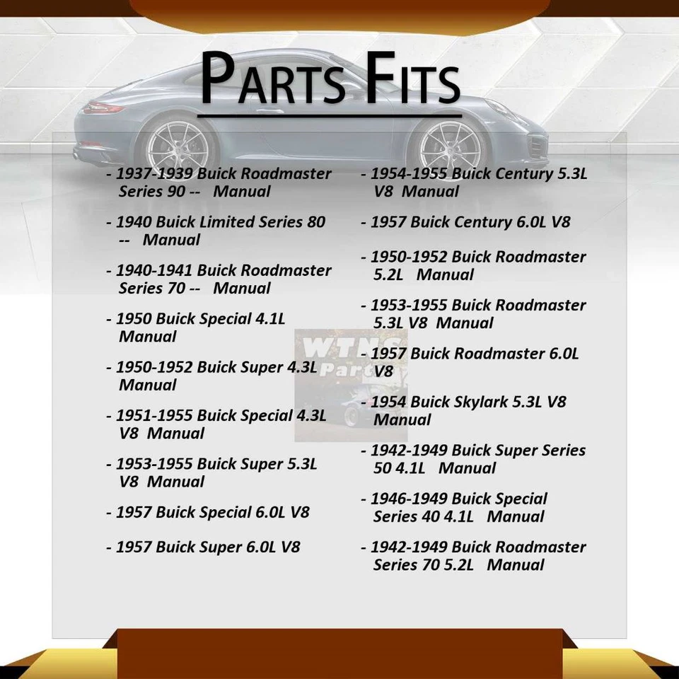 Ремонтный комплект главного тормозного цилиндра Dorman для Buick Special Series 40-B 4,1 л 1942 - Изображение 2 из 4