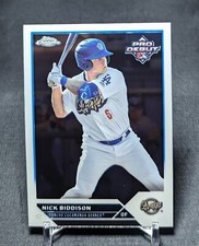 Nick Biddison Chrome Prospect Rookie 2023 Topps Pro Debut Card #PDC-176 Dodgers 