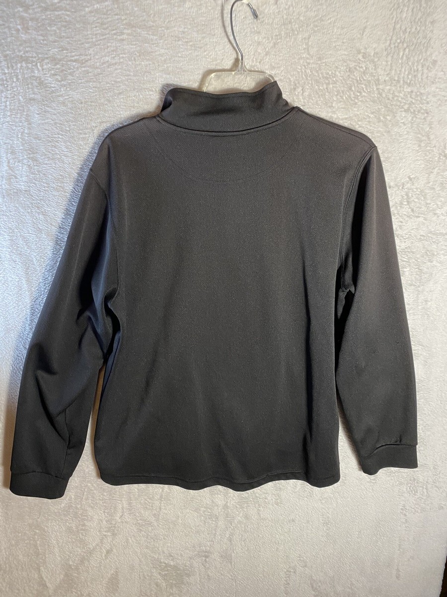 【UMBRO】 ★ Active Bold Line Sweat Shirt ★ Loose Fit Umbro Sweatshirt Adult Large Black Quarter Zip Active Mens