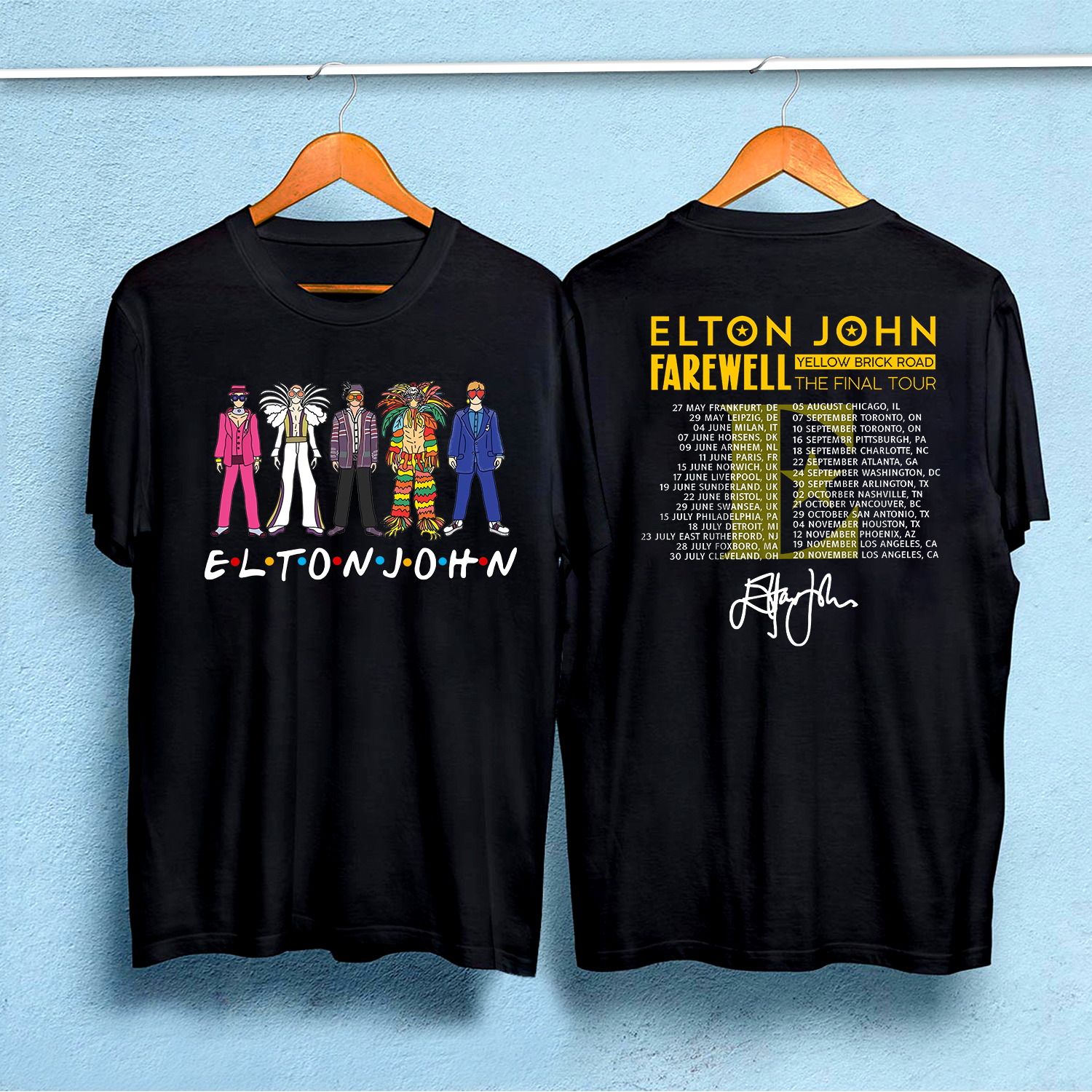 Elton John Farewell Tour 2022 T Shirt