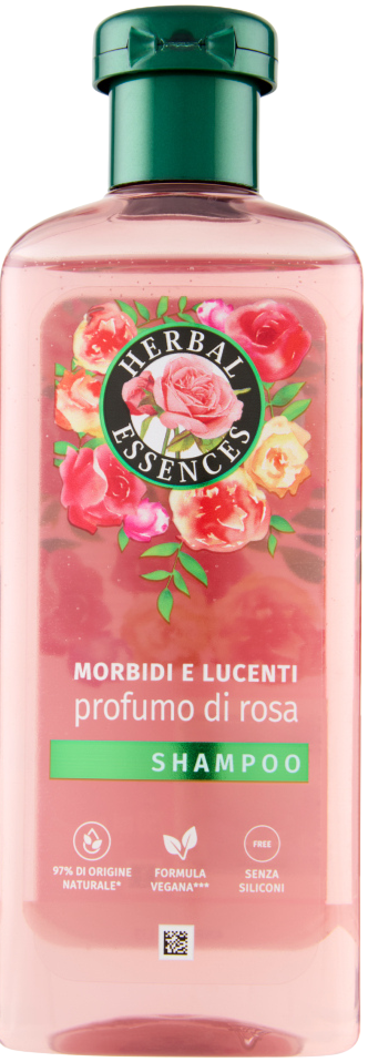 shampoo Herbal Essences Morbidi e Lucenti profumo di rosa 6 x 250 ml NUOVO