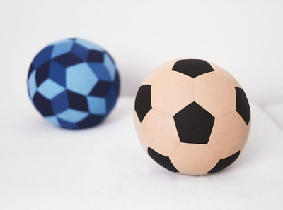 A4 Papier Schnittmuster für Fußball Kissen Home Kinderzimmer Deko Stofftier