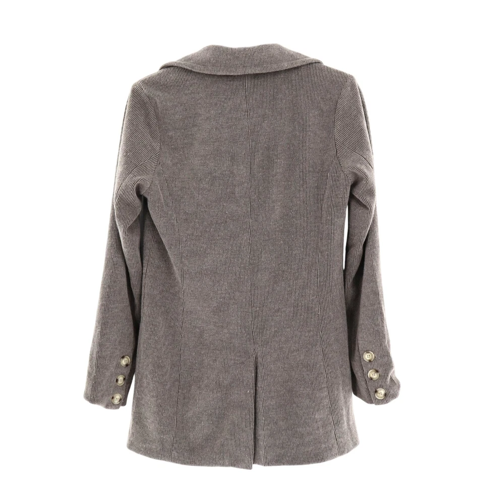 Chaquetón Mystree Pana Mujer S Taupe Rich Auntie Core Clásico Retro Bohemio Foto 3 de 4