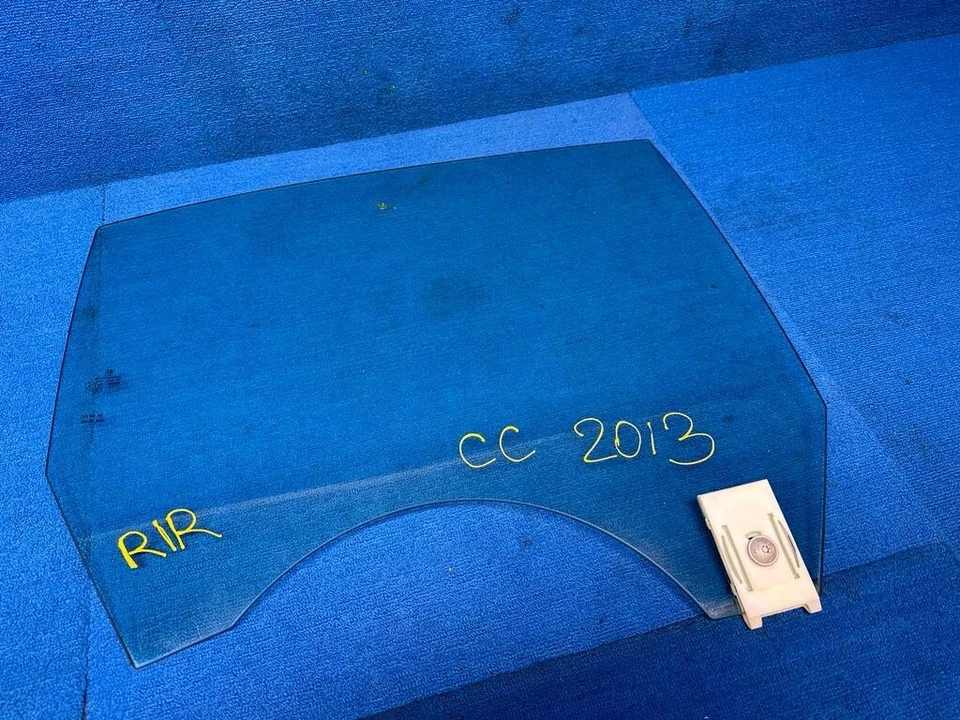 💎2013 - 2017 VOLKSWAGEN CC PUERTA TRASERA DERECHA VENTANA CRISTAL OEM Foto 4 de 4