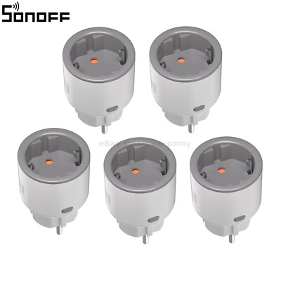1-5Packs SONOFF S60 WIFI 16A Smart Steckdose Schalter APP Leistungsmessung Timer