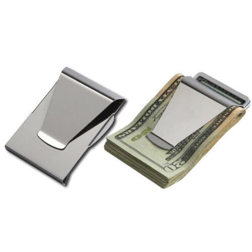Portafoglio uomo slim porta banconote per carta di credito con fermasoldi - Foto 1 di 5