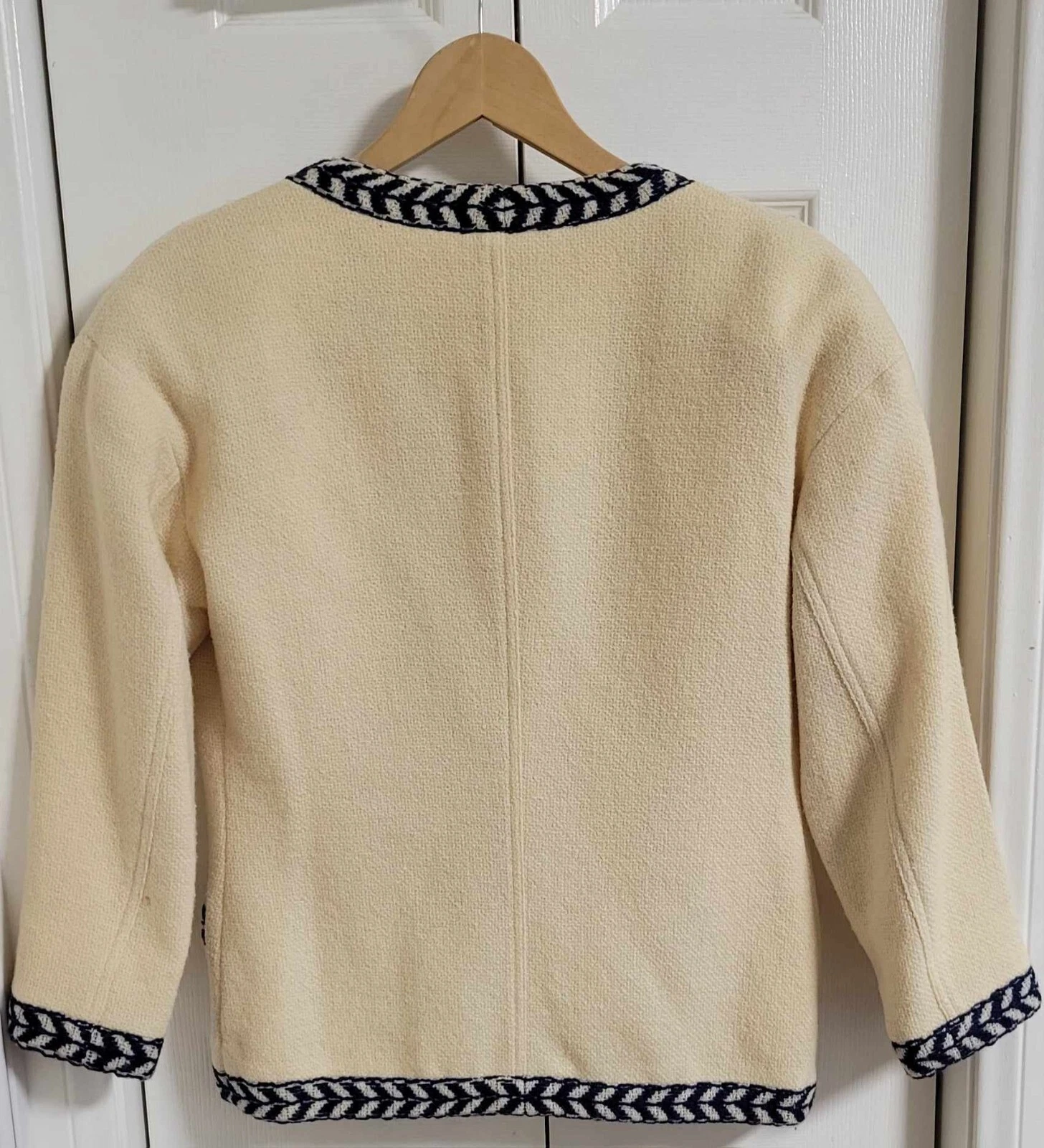 Giacca intrecciata Chanel anni '90 taglia 40