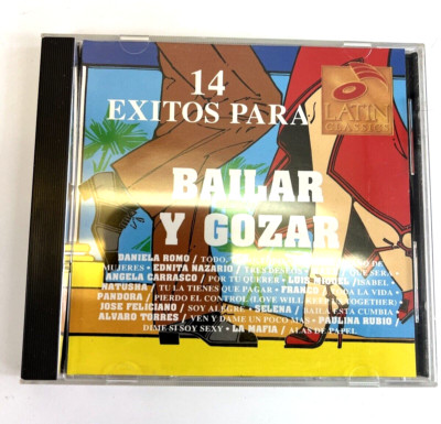 Latin Classics 14 Exitios Para Bailar Y Gozar Incluyendo Selena Dance CD