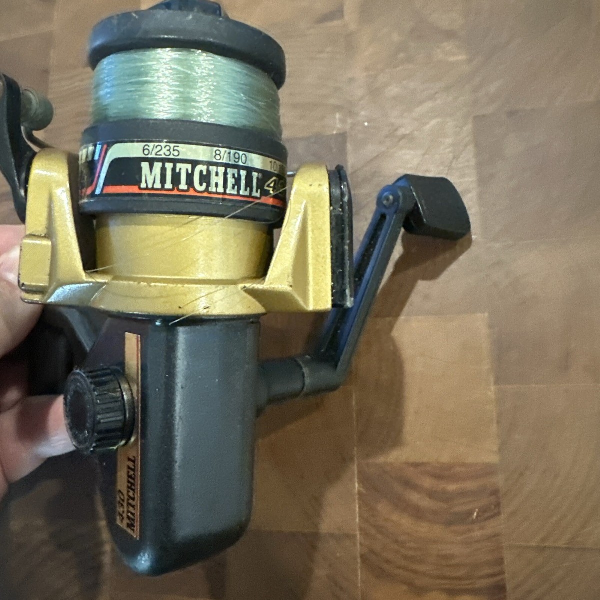 Vintage Mitchell 430 Fishing Spinning Reel Graphite Condition | eBay