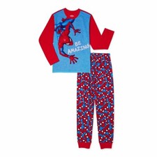 Spiderman Toddler Long Sleeve Shirt and Pants Pajama Set 2-Piece Size 4/5