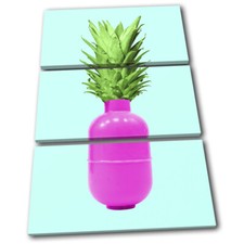 Pineapple Bomb Pop Art Food Kitchen TREBLE CANVAS WALL ART Picture Print