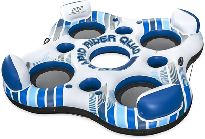 Fewile 4-in-1 Pool Float Aufblasbare Hängematte - Für Erwachsene, Vielseitig, Leicht, Mit Armlehnen